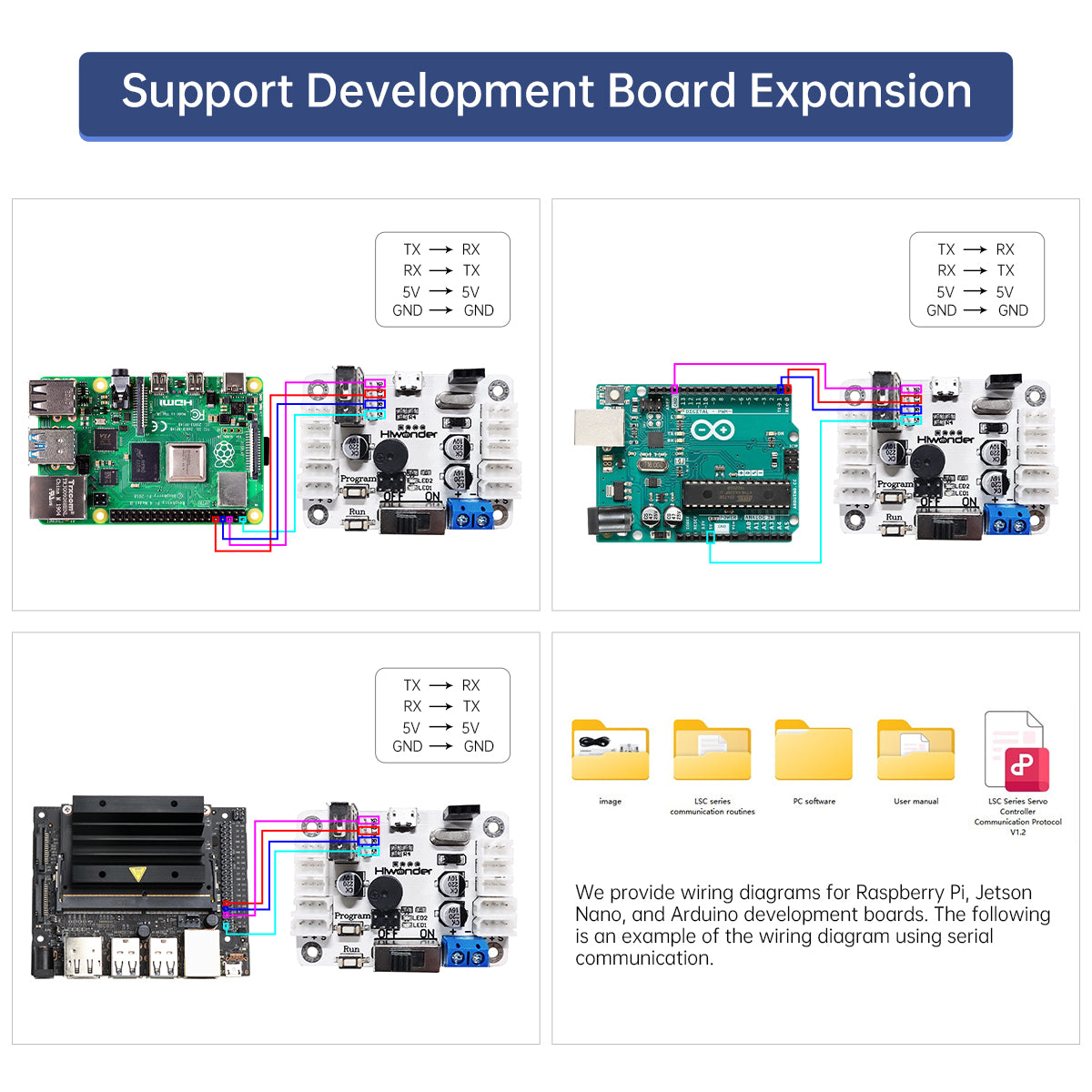 Hiwonder LX-15D Intelligent Serial Bus Servo with RGB Indicator for Displaying Robot Status Hiwonder LX-15D Intelligent Serial Bus Servo with RGB Indicator for Displaying Robot Status